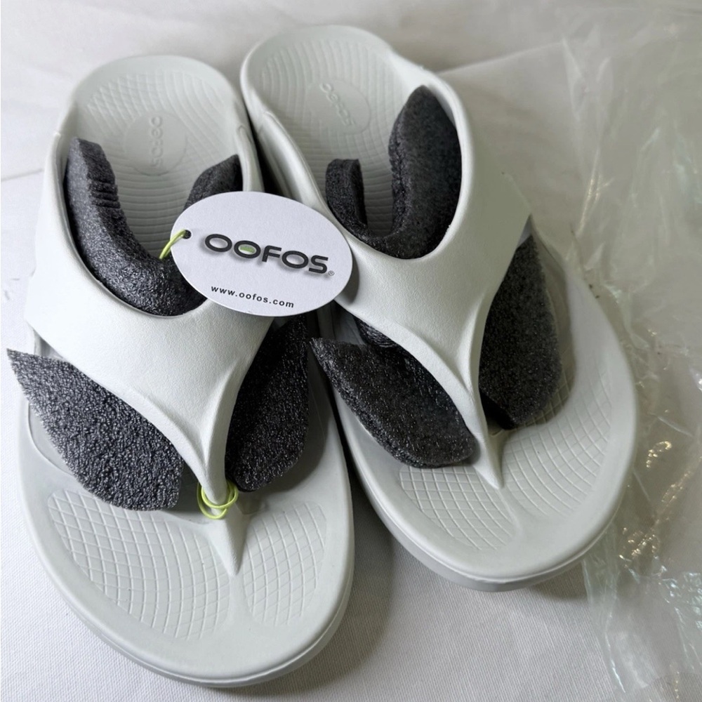 Oofos OOriginal Sport Unisex Sandals Size M14/W16 Cosmic Gray